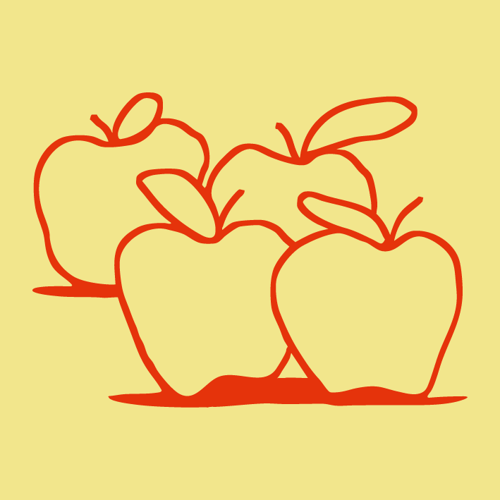 Apples, plural - yellow