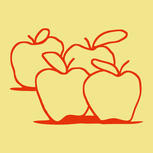 Apples, plural - yellow